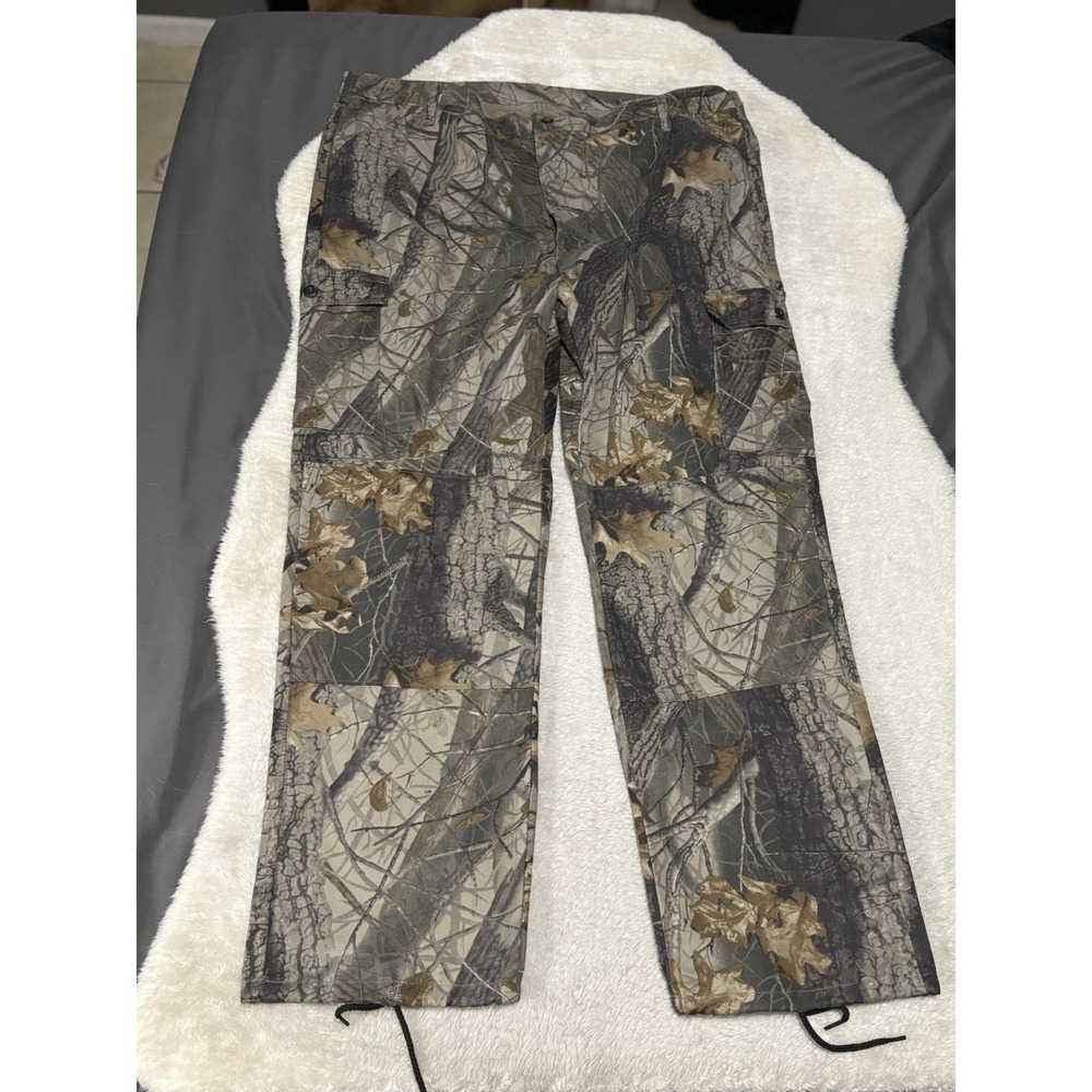 Vintage Walls Realtree‎ Straight Camo Cargo Hunting Outdoor Pants 2XL 46x34